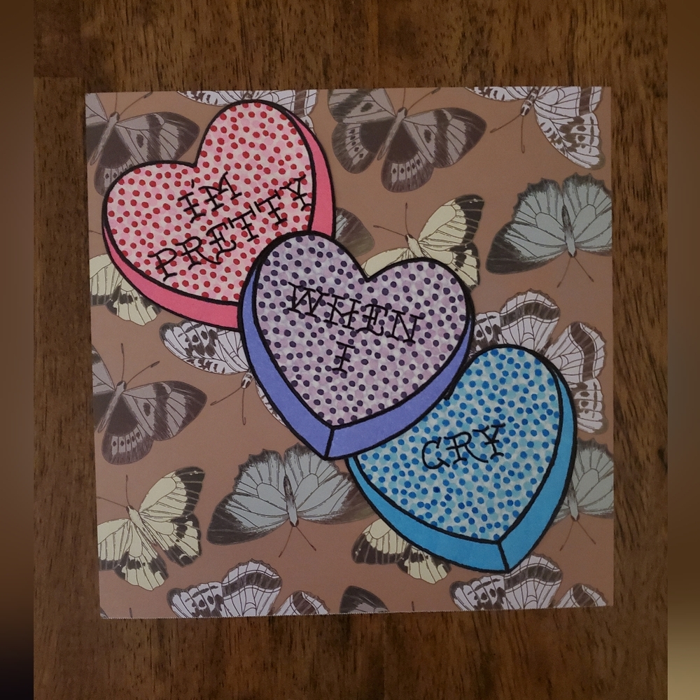 Candy Hearts Olivia Rodrigo Lyrics Original Art